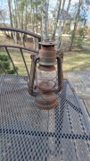 Lampa naftowa do lekkiej renowacji, Szklo mechanizm knota ok. 