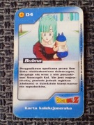 04. Dragon Ball Z - Bulma - Karta kolekcjonerska 