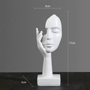 Nordic Resin Abstract Statue – Luksusowa Rzeźba Dekoracyjna na Biurko