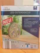 Drewniane jajko ze światełkami led na Święta Wielkanocne, NOWE 