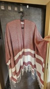 Damskie Poncho peleryna Zighilli made in italy. Nowe.