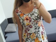 dziewczęca sukienka na lato na ramiączkach S M L wiskoza 100%