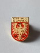 Herb miasta i gmina Kcynia przypinka pin odznaka wpinka