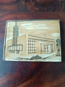 Stare lusterko z widokówką