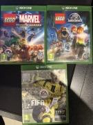 Płyty/Gry do Xbox One Fifa17 Lego Marvel i Lego Jurassic World