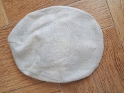 Kaszkiet  męsko- damski,  lniany ,na podszewce. Rozm.57