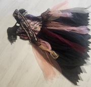 strój czarownica dama dworu czarodziejka zła królowa halloween nr 382