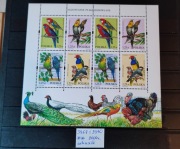 3967-3970** 3967-70** - Egzotyczne ptaki hodowlane 2004 r. ARKUSZ, ARKUSIK