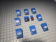 KLOCKI LEGO ELEMENTY SPACE KOSMOS Z NADRUKIEM OD 1ZŁ LICYTACJA