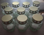 10 zniczy szklanych kulka - czas palenia 10h