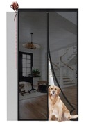 Moskitiera magnetyczna Sekey 200x230 cm czarna drzwi balkon