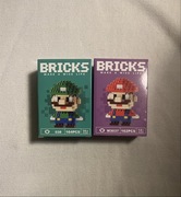 Klocki Mario i Luigi figurki na ozdobę i prezent