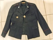 stary mundur strażacki PRL