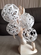 BOMBKI SZYDEŁKOWE RĘCZNIE ROBIONE 4 szt (12) 