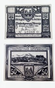 Notgeldy miasta Strzegom Striegau 1920 rok UNC