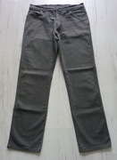 Męskie spodnie jeansowe WRANGLER rozmiar L W34 L34 STRETCH szare