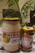 Miód rzepakowy i pyłek pszczeli