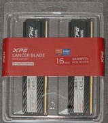 Pamięć RAM XPG Lancer Blade C32 32GB (2x16GB) 6400MHz Czarny