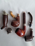 Stare fajki kolekcjonerskie zestaw 6 szt.  