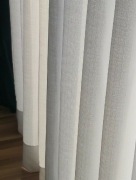 Firana/Zasłona-len wys.254 cm x szer.435 cm