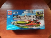 LEGO CITY 60254 - TRANSPORTER ŁODZI WYŚCIGOWEJ NOWE
