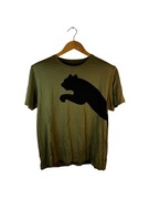 Koszulka Puma zielona duże logo L