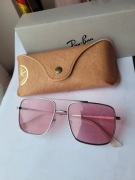 Okulary przeciwsłoneczne Ray-Ban różowe