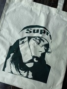 Torba tote bag billie eilish beige bawełna cotton bawełniana