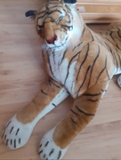 Wielki pluszowy tygrys