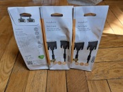 3x Kabel DVI-I 24+5 pin 2m