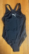 Puma Swim sportowy strój kąpielowy jednoczęściowy czarny kostium pływacki