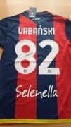 Koszulka Bologna Kacper Urbański z autografem