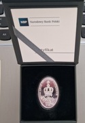 Srebrna moneta kolekcjonerska 10 złotych 100-lecie objawień fatimskich