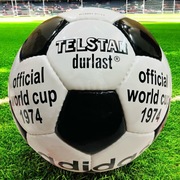 Adidas Telstar Durlast 1974 FIFA World Cup Soccer Match Ball Size 5 vintage