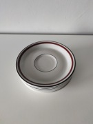 Talerze talerzyki deserowe zestaw lubiana prl