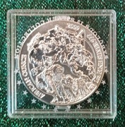 Rwanda African Ounce Słonie 1oz srebro 999 z 2009 rok.