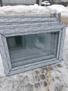 Okno  używane z Niemiec 80wys 121szer Uchylne Antracyt