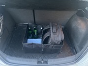 Duży organizer do bagażnika samochodowego | Składany | 2 przegrody