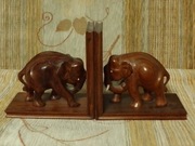 Strażnicy wiedzy – drewniane słonie mocy z drzewa sheesham 