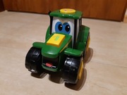 Traktorek edukacyjny cyfry kształty John Deere traktor sorter