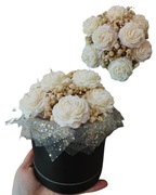 Candle Flower box ze świec sojowych – prezent na Walentynki/Urodziny