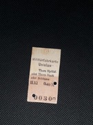 Magnes Bilet Unislaw - Thorn Hbf oder Schonsee