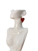 KOLCZYKI SERCA CZERWONE