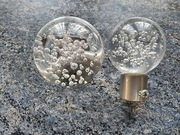 zakończenie karniszy IKEA 200.281.02 Bubble Clear Luster 2pak