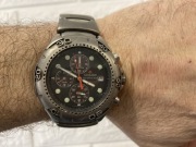 Citizen Eco-Drive DUO Titanium Chronograph WR100 – tytan, solar, rzadki 