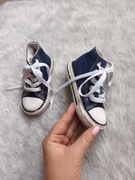 Trampki dziecięce za kostkę, granatowe Rozmiar 22, wkładka 13,5 cm