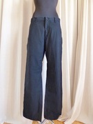 Czarne męskie spodnie garniturowe Reserved