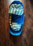 Sanki z oparciem+śpiwór 