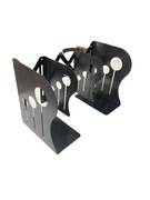 Regulowana metalowa podpórka na książki duża