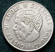 Szwecja moneta 1 korona 1958 rok